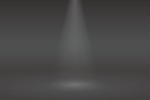 Empty black color studio room Template for your design vector