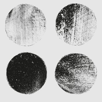 Grunge post Stamps Collection, Circles. Banners, vector
