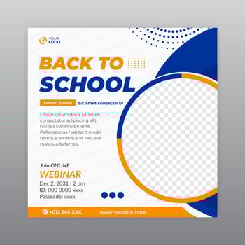 Social Media Post Template vector