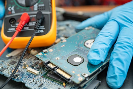 Multimeter electronic digital to measure the voltage of electrical photo