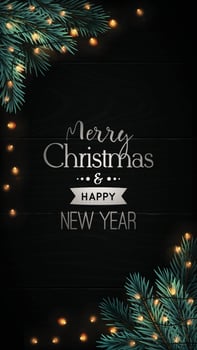 Christmas vertical banner for social media advertising vector