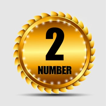 Vector gold sign, label template