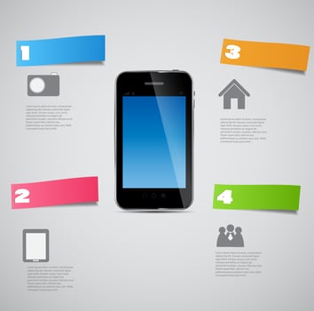 Infographic template business vector illustration