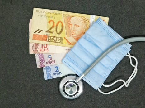 Investment in health care with brazilian money photo
