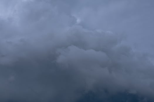 Dramatic sky with stormy clouds photo