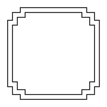 Abstract frame on White background. Vector Illustration