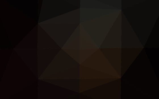Dark Black vector blurry triangle pattern.