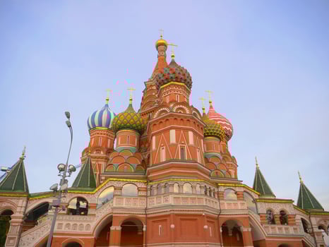 St. Basil's Cathedral in Red Square Moscow Kremlin, Russia photo