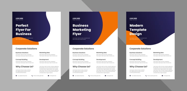 flyer design templates. business corporate flyer design ideas. poster leaflet brochure design ideas. bundle, a4 template, brochure design, cover, flyer, poster, print-ready vector