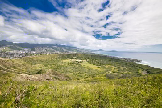 View of Diamond Head Crater photo