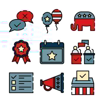USA General Election Day vector