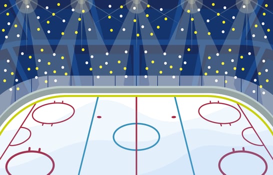 Hockey Stadium Background vector