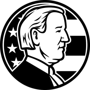 President Joe Biden of the United States of America USA vector