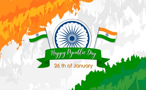 India Republic Day poster design vector
