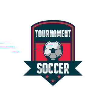 Soccer logo template, Football logo illustration, Soccer club badge vector