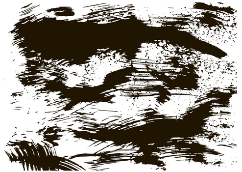 Distressed Effect. Old vintage scratches, stain, paint splats, spots. Vector textured