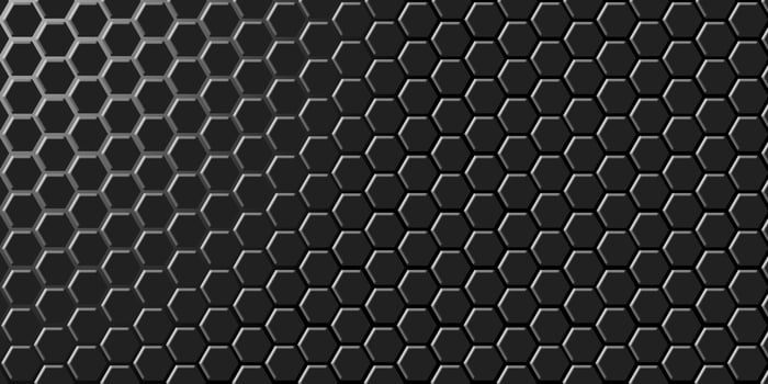 black Polygonal abstract background photo