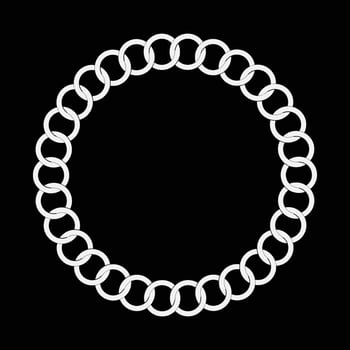 Chain round frame vector