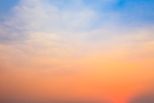 Beautiful cloudy sky and sunlight backgroung photo