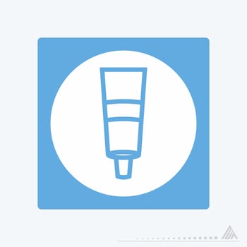 Icon Vector of Painting Paint - White Moon Style