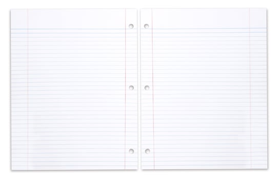 Spiral School Notebook With Lined Paper photo