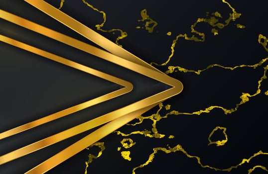 Luxury background, Abstract marble decoration, golden pattern vector