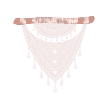 hammock chair in wooden vector