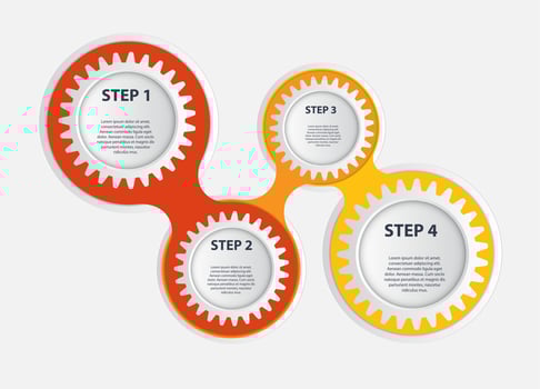 Infographic business template vector illustration