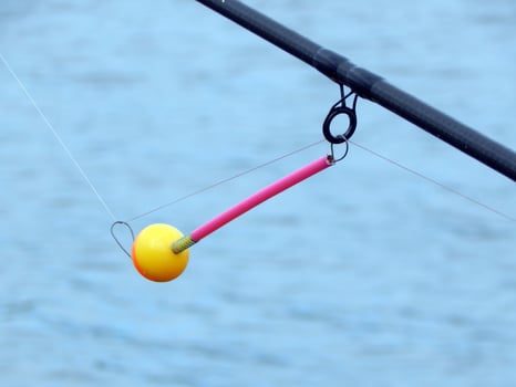 Fishing tackles for fishing rods, floats, nets photo
