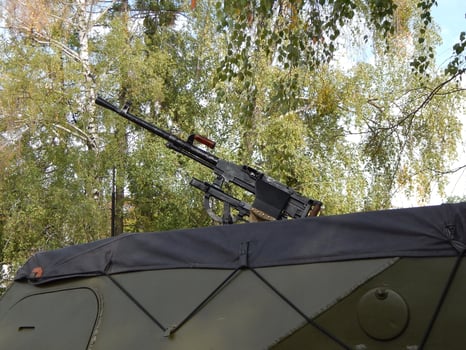 Military cars, equipment, retro items and elements photo
