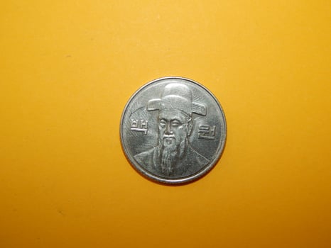 Money and coins, banknotes photo