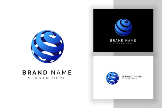 3D digital globe logo design. globe vector icon symbol designs