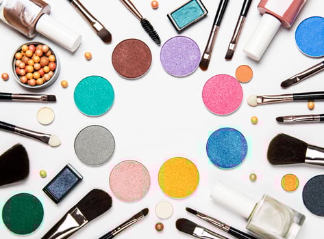 Set of decorative cosmetics photo