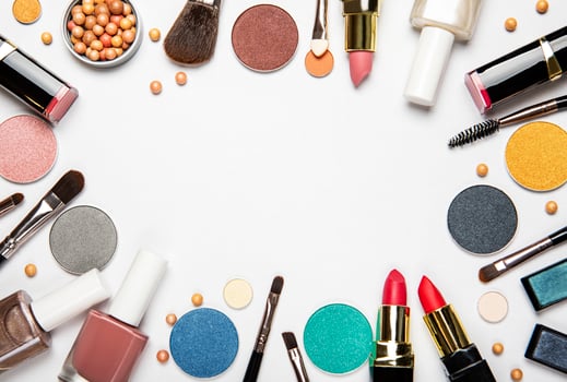 Set of decorative cosmetics photo