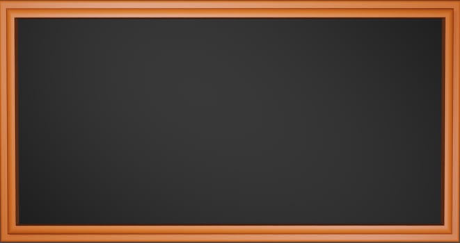 blackboard frame. 3d rendering background photo