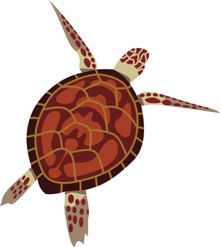 Sea Turtle Animal Vector