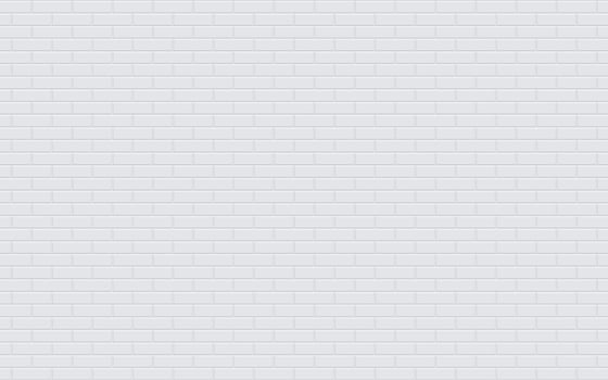 White brick wall texture background vector