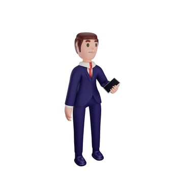 character with business concept photo