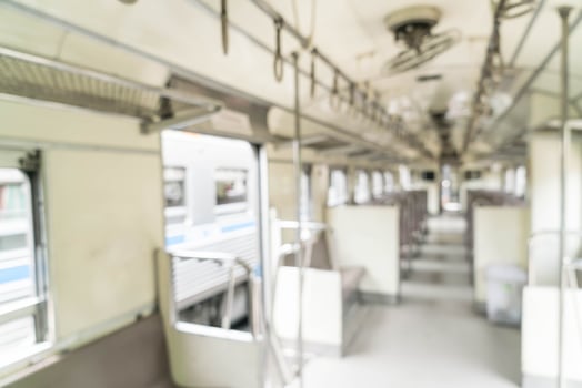 Abstract blur train for background photo