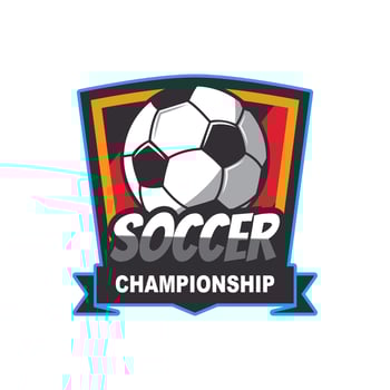 Soccer logo, American logo, Classic logo vector