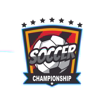 Soccer logo, American logo, Classic logo vector