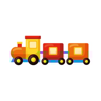 train kids toy vector