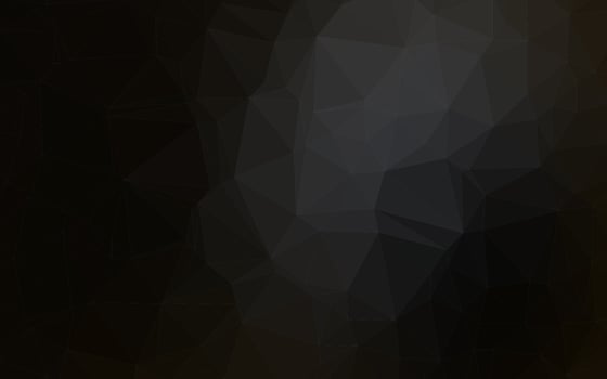 Dark Black vector blurry triangle pattern.