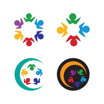 Community, network and social icon vector