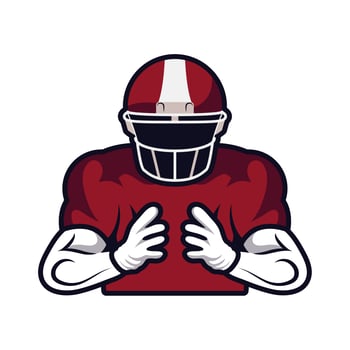 american football player vector