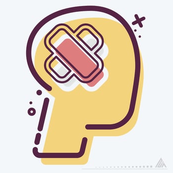 Icon Vector of Accident - MBE Style