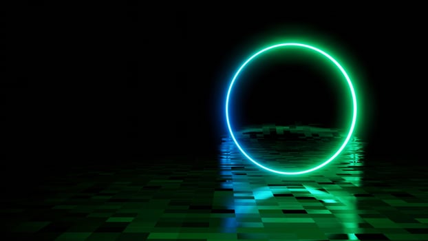 neon background concept Neon light photo