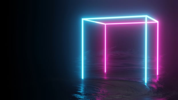 neon background concept neon light grunge photo