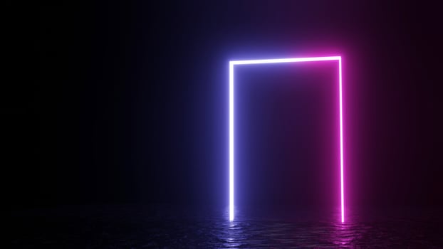neon background concept neon light grunge background photo