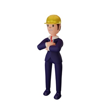 character with business concept photo